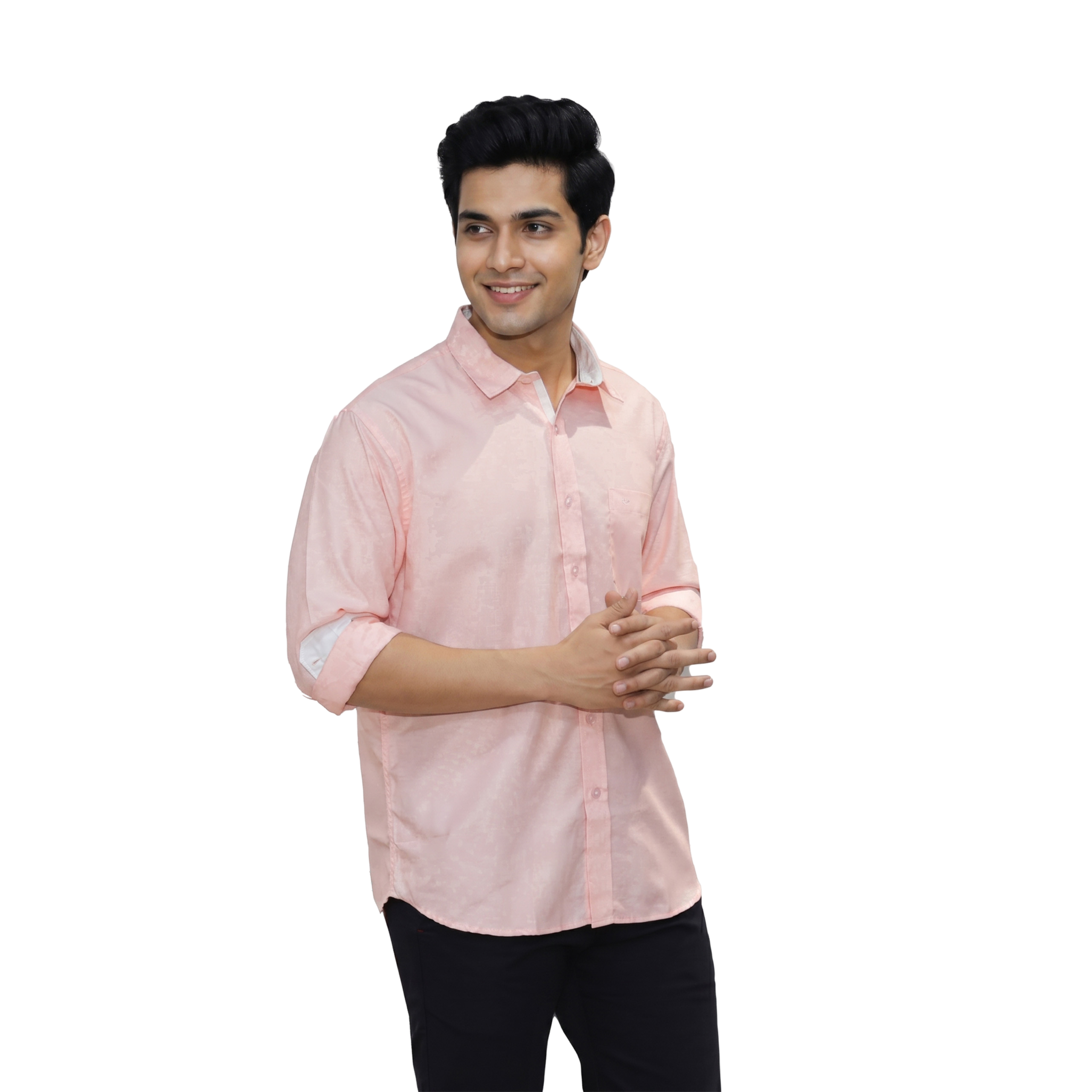 Peach Casual Shirt